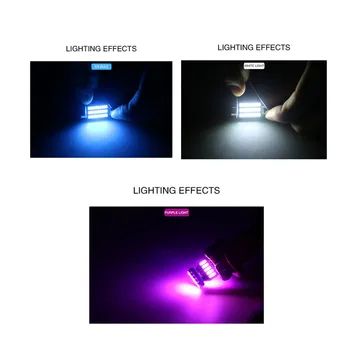 8pcs Auto LED Spuldzes Interjera Pakete Komplekts 2007-2017 Mitsubishi Lancer Dome Bagāžnieka Durvis numura zīme Lukturis Baltā iceblue