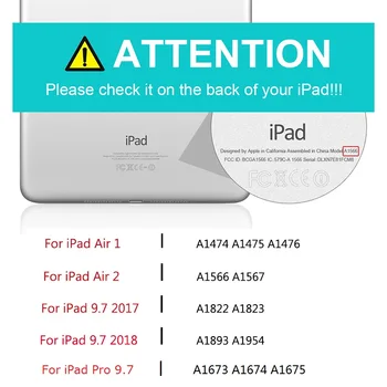 ABS Tastatūras Coque iPad Gaisa Gaisu, 1 Gadījumā Ar Tastatūras Bezvadu Bluetooth A1474 A1475 Būtiska iPad Gaisa Tastatūras Vāciņš 9.7.