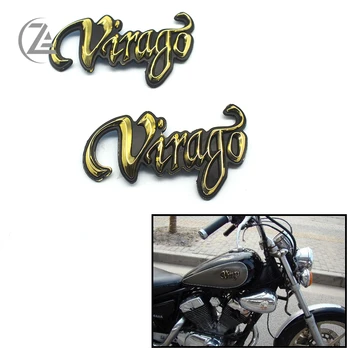 ACZ Motociklu 3D Emblēmas Nozīmīti Decal Degvielas Tvertne Uzlīmes Logo, Par Yamaha Virago XV125 XV250 XV400 XV535 XV700 