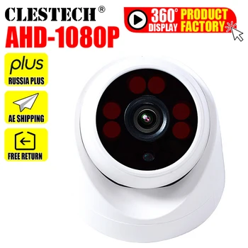 AHD Dome VIDEONOVĒROŠANAS Kamera, 720P/960P/1080P 3000TVL 6LED masīvs PILNA Infrasarkano nakts redzamības Definīcija iekštelpu home Security Surveillan 20808