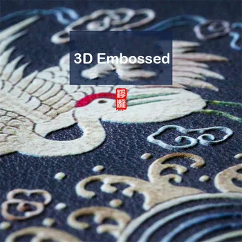 Aixuan Ādas Gadījumā Xiaomi redmi, ņemiet vērā, 8 Xiomi redmi piezīme 8 pro Telefonu Gadījumā 3D Reljefs Ķīniešu Stila Ādas silīcija aizmugurējo vāciņu