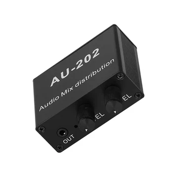 AIYIMA Stereo Audio Skaņas Mikseris Avots Izplatītājs Neatkarīgā Skaļuma Kontrole Austiņu Pastiprinātāji Power AMP 2 Veidu Izejas