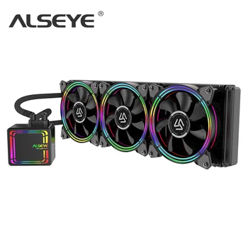 ALSEYE H360/H240 AIO Liquid CPU Cooler RGB Ventilatoru Ūdens Dzesēšanas 120mm PWM Ventilators Ūdens Dzesētāja LGA 775/115x/1366/2011/AM2/AM3/AM4