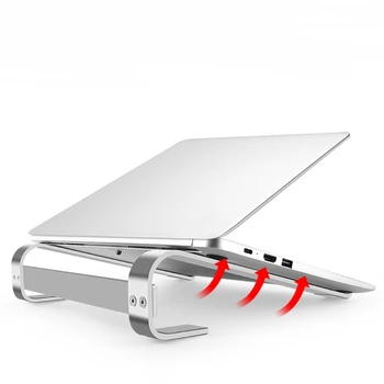 Alumīnija Sakausējuma Laptop Stand Portatīvie Bāzes Notebook Stand Turētājs Macbook Air, Pro neslīdoša Datoru Dzesēšanas Turētājs 11-18 collas