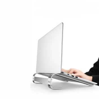 Alumīnija Sakausējuma Laptop Stand Portatīvie Bāzes Notebook Stand Turētājs Macbook Air, Pro neslīdoša Datoru Dzesēšanas Turētājs 11-18 collas