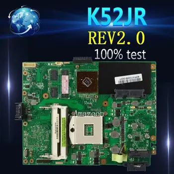 Amazoon K52JB Portatīvo datoru mātesplati Par Asus K52JB K52JE K52JR K52JC K52JT K52J A52J X52J Testa sākotnējā mainboard K52JR REV2.0