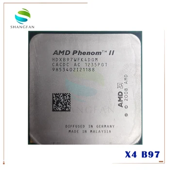 AMD Phenom X4 B97 Quad-Core CPU DeskTop HDXB97WFK4DGM Socket AM3 5439