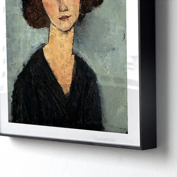 Amedeo Modigliani Itālijas Mākslinieka Audekls Mākslas Plakātu un Drukas Meitene Portretu Sienu Krāsošana Attēlu, viesistaba, Mājas Dekoru