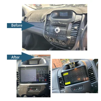 Android 10 Automašīnas Radio Ford Ranger 2011. -. gadam GPS Navigācijas Multimediju Video Atskaņotāju, Auto Stereo Carplay Touchscreen Autoradio