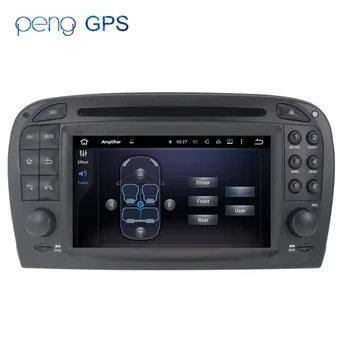 Android 8.0 7.1 Auto Radio Stereo Headunit GPS Navi priekš Mercedes Benz SL R230 SL500 2001. - 2007. gadam nav Auto DVD Atskaņotājs Multivides Video