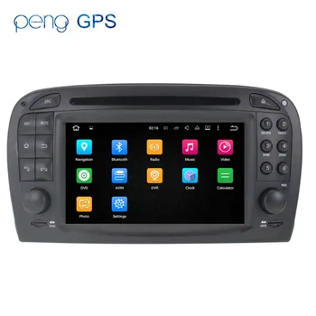 Android 8.0 7.1 Auto Radio Stereo Headunit GPS Navi priekš Mercedes Benz SL R230 SL500 2001. - 2007. gadam nav Auto DVD Atskaņotājs Multivides Video