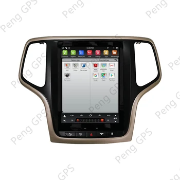 Android Radio Jeep Grand Cherokee-2018 DVD Atskaņotājs Auto Setreo GPS Navigācijas Multimediju Headunit Tesla Carplay Bluetooth