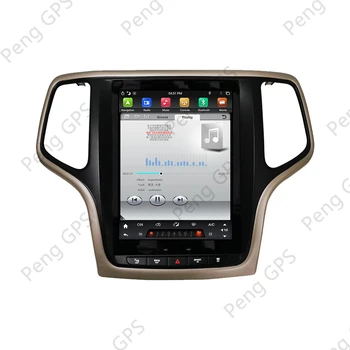 Android Radio Jeep Grand Cherokee-2018 DVD Atskaņotājs Auto Setreo GPS Navigācijas Multimediju Headunit Tesla Carplay Bluetooth