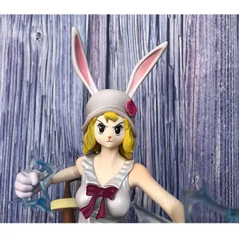 Anime VIENS GABALS Burkānu Mēness Lauvas Salmu Kyarotto Ūdeļu Ģimenes Cepuri Pirāti Kaujas Versiju PVC Rīcības Attēls Modelis Statuja Rotaļlietas R16