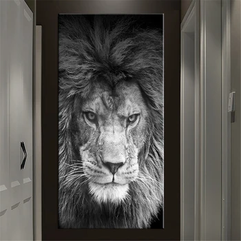 Anotācija Dzīvnieku Black Panther Sienas Mākslas Audekls Gleznošanai HD Izdrukāt Plakātu Panelis Guļamistaba, viesistaba, Mājas Dekoru Mākslinieciskus Attēlu