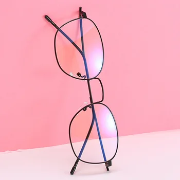 Anti-zila Gaisma Jaunu Modes Metāla Brilles Rāmis Apaļas Brilles Vintage Sievietes Datoru Brilles Tuvredzība Optika Brilles