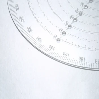 Apaļā Centrs Finder Kompass Skaidrs, Akrila Virpu Centrēšanas Apļa Kontūras Zīmējumu Aprindās Koka virpa Darba Rīks