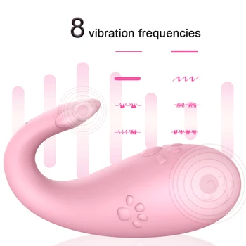 APP Bluetooth Vibrators 8 Ātrumu Bezvadu Kontroles G-spot Vibrācijas Olu Dildo Ķiršu Pub Pieaugušo Spēlēm, Seksa Rotaļlietas Sievietēm