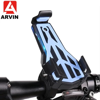ARVIN 3.5-7 collu Motociklu, Velosipēdu Tālruņa Turētājs iPhone X 8 Samsung S9+ 360 Grādu Rotācijas Velosipēdu Stūres Turētājs GPS Mount