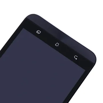 Asus ZE551ML pilnekrāna Black LCD+Touch Screen digitizer Montāža ar Rāmi Asus ZenFone 2 ZE551ML LCD ekrāns 17202