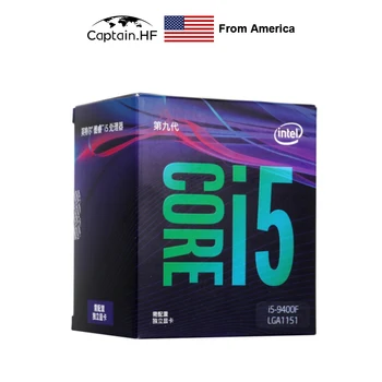 ASV Kapteinis Intel Core i5-9400F Galddatoru Procesoru 6 Kodoliem 4.1 GHz Turbo Kārba 1151 Procesors