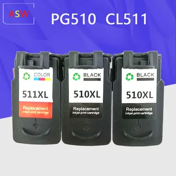 ASWPG-510 CL-511 COLOR XL TINTES KASETNES CANON PIXMA MP230 MP237 MP240 MP250 MP252 MX330 MX360 TINTES PRINTERI （PG510 CL511)） 10275
