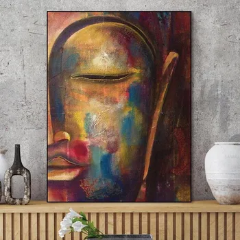 Audekls Izdrukas Krāsošana Sienas, Mākslas Moduļu Attēlus 1 Panelis Budas Plakāti Vienkāršas Mājas Apdare Moderns Viesistabas Sistēmu 7910