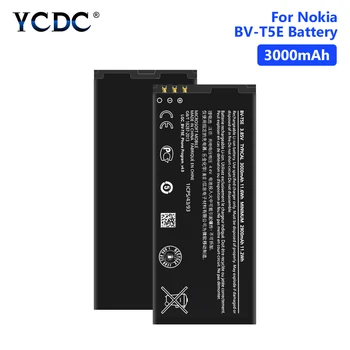 Augstas Kvalitātes 3000mAh RM-1104 RM-110 Litija Polimēru Mobilā Tālruņa Akumulators BV-T5E Par Microsoft Nokia Lumia 950 RM-1106 Baterijas