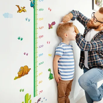 Augstums valdnieks sienas uzlīmes creative uzlīmes DIY izaugsmes mērījumu bērnu guļamistaba bērnudārza apdare QT1792