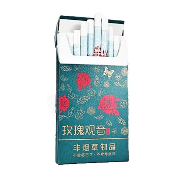 Augu Tēja Dūmu (Rožu Aromāts) Atmest smēķēšanu, par tiem Dūmiem, kā īsti dūmi, kas Nav tabakas izstrādājumu,Tēju Cigarešu