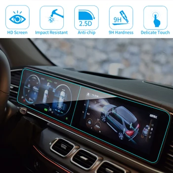 Auto GPS Navigācija, TPU Ekrāna Aizsargs Mercedes W204 W205 X253 W219 W166 X166 W447 C V GLC CLS GLE GLS Klase Accessorries