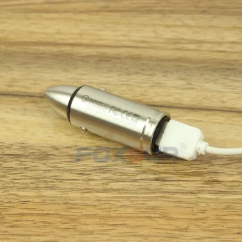 Auto Lādētājs 5V 3A Nerūsējošā tērauda metāla Ātri Uzlādēt 3.0 Ātri USB Ports Mobilo Telefonu Lādētājs Samsung Xiaomi Huawe iPhone, LG