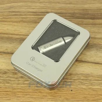 Auto Lādētājs 5V 3A Nerūsējošā tērauda metāla Ātri Uzlādēt 3.0 Ātri USB Ports Mobilo Telefonu Lādētājs Samsung Xiaomi Huawe iPhone, LG