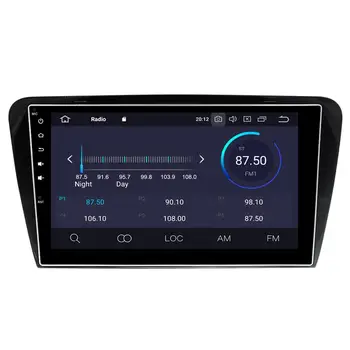 Auto Multimedia Player 1 Din DVD Automotivo Android 9.1 Par Skoda/Octavia-2019 GPS Quad Core RAM 2G 16GB ROM Radio vadītājs vienību