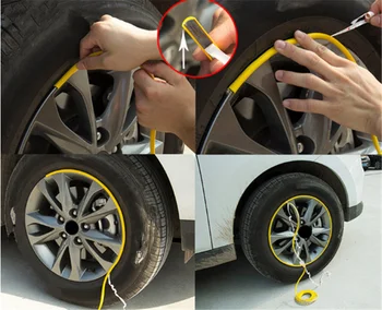 Auto Piederumi APVIDUS loka aizsargs riepu apdares gumijas auto personības priekš Nissan Altima 370Z Xmotion X-Trail Qashqai 5498