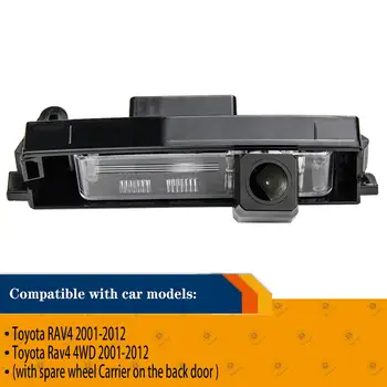 Auto piederumi HD 1280x720P Nakts Redzamības Reverse Atpakaļskata Backup Kameru Toyota RAV 4 4WD 2001-2012