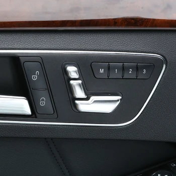 Automašīnas Iekšējie Durvju Audio Skaļrunis Pārnesumu Panelis Durvju Roku balstu Vāciņš Melns, Uzlīmes priekš Mercedes Benz E Class Coupe W207 C207 Piederumu