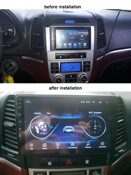 Automašīnas Radio Multimediju 2 din android Galvas Vienības Video Atskaņotājs Navigācija GPS Hyundai Santa Fe 2006 - 2012 Radio Stereo Audio PC