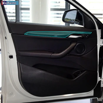 Automašīnas salona Centrālās Konsoles Pārnesumu Pārslēgšanas Poga Paneļa Vāka Uzlīme Neredzamu aizsargplēvi BMW X1 F48 X2 F39 Piederumi