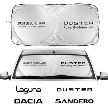 Automašīnas Vējstikla Saules Ēnā Vāks Dacia Duster 1.0 Tce Turbo Logan 1.4 1.6 Mpi Asi Mcv Sandero R4 Piederumi Anti UV Atstarotājs