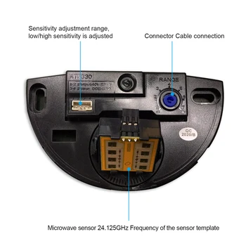 Automātisko Durvju 24.125 Ghz Mikroviļņu Kustības Sensors,Autodoor Sensori