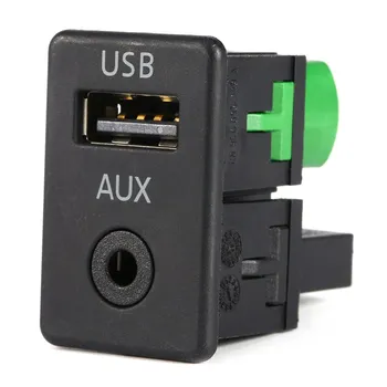 AUX USB Switch Kabelis der VW MK6 Golf, Par Jetta Par KP Par PASSAT B6 B7 Auto Elektronika Aksesuāri