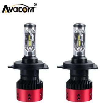 Avacom LED H7 Auto Spuldžu H15 Auto Lampa H11 Lukturu ZES LED H1, H3, H8, HB3 HB4 9004 9007 12V 24V 70 W 6500K 16000Lm H4 Auto, LED Gaismas