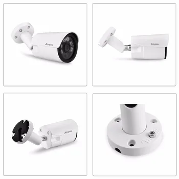 AZISHN 1080P POE IP Kameras H. 265 ONVIF XM530AI CCTV Kamera 2.0 mp IS Nakts Redzamības Āra Ūdensizturīgs Mājas Drošības Tīkla Kameras