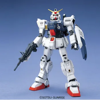 Bandai Gundam MG 1/100 Gundam RX-79[G] Mobile Suit Apkopot Modelis Komplekti Darbības Rādītāji Plastmasas Modeli Rotaļlietas