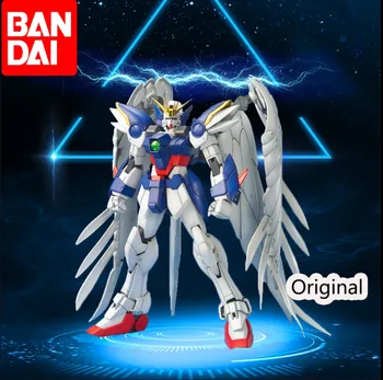 Bandai Gundam MG Gundam Wing Nulles 1/100 Mobile Suit Apkopot Komplekti Darbības Rādītāji Rotaļlietas, Dāvanas