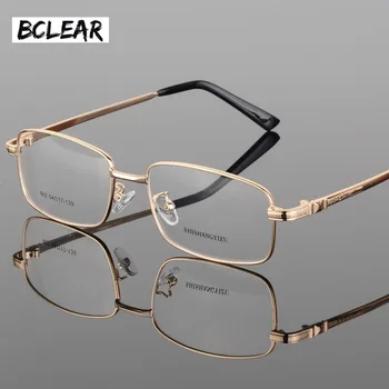 BCLEAR Modes brilles classic bieza gold plating vīriešu jaunu pilna kadra režīmā, optiskās brilles rāmis modes briļļu rāmji S902 14252