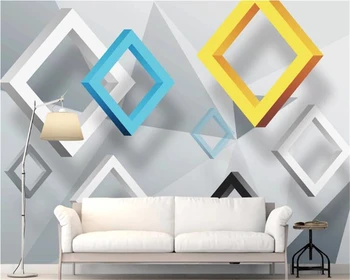 Beibehang tapetes sienu ruļļos 3D mūsdienu minimālisma abstraktas līnijas, ģeometriskas tapetes dīvāns fona sienas tapetes