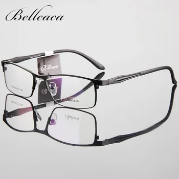 Bellcaca Brilles Briļļu ietvaru Vīriešiem, Datoru, Optisko Briļļu Tuvredzība Vīriešu Pārredzamu Skaidrs, Objektīvs Armacao de lunette BC096