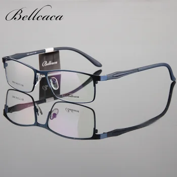 Bellcaca Brilles Briļļu ietvaru Vīriešiem, Datoru, Optisko Briļļu Tuvredzība Vīriešu Pārredzamu Skaidrs, Objektīvs Armacao de lunette BC096